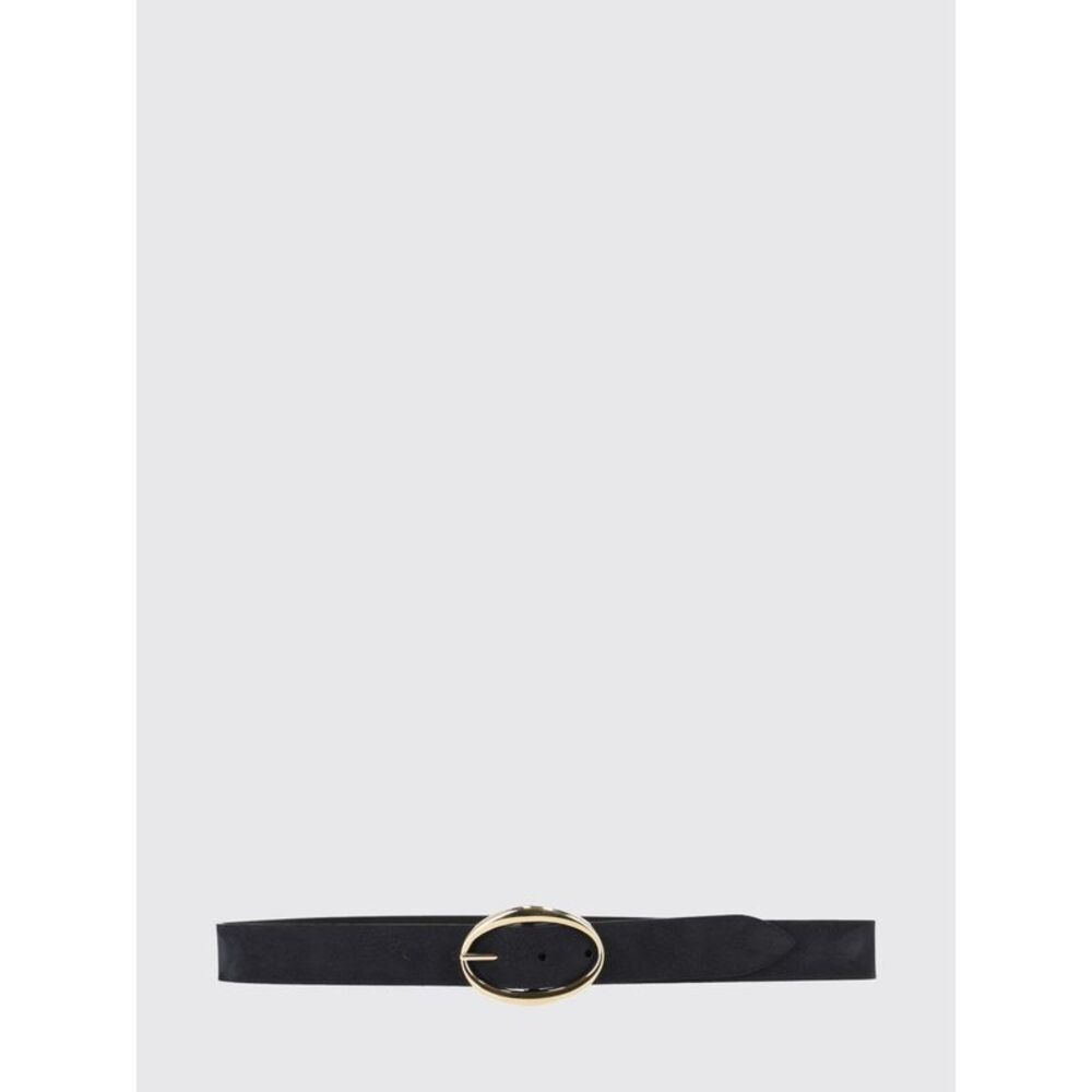 Orciani Women Orciani Adjustable Nubuck Leather Belt With Pin Buckle